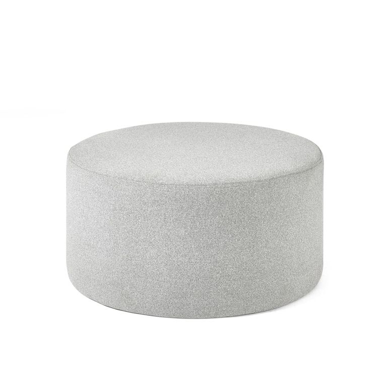 Seattle Grey Round Footstool