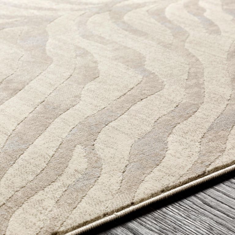 City Rug - Boho Zebra - Light Grey - Sizes Available