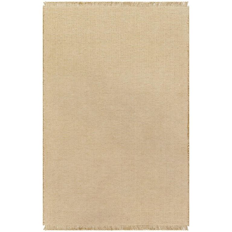 Kimi Rug - Solid & Border Boho Jute - BOKM2301 - Brown - Sizes Available