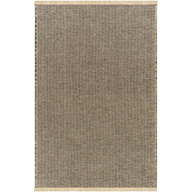 Kimi Rug - Solid & Border Boho Jute - BOKM2305 - Brown - Sizes Available