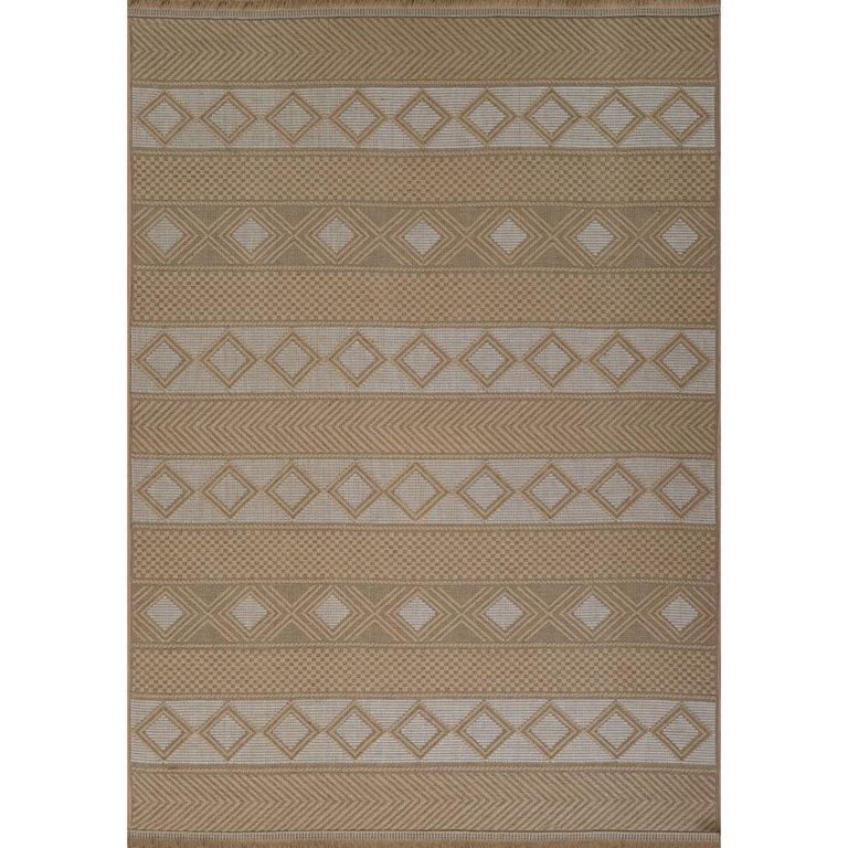 Mystery Rug - Machine Washable Boho Jute - MYS2302 - Tan - Sizes Available