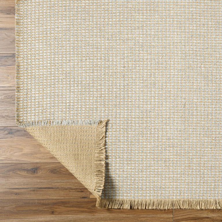 Kimi Rug - Solid & Border Boho Jute - BOKM2304 - Brown - Sizes Available