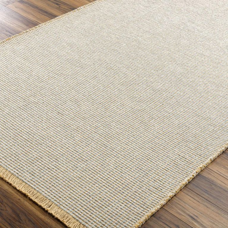 Kimi Rug - Solid & Border Boho Jute - BOKM2304 - Brown - Sizes Available