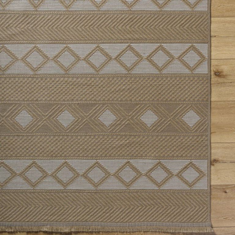 Mystery Runner - Machine Washable Boho Jute - MYS2302 - Tan - 79cm x 220cm