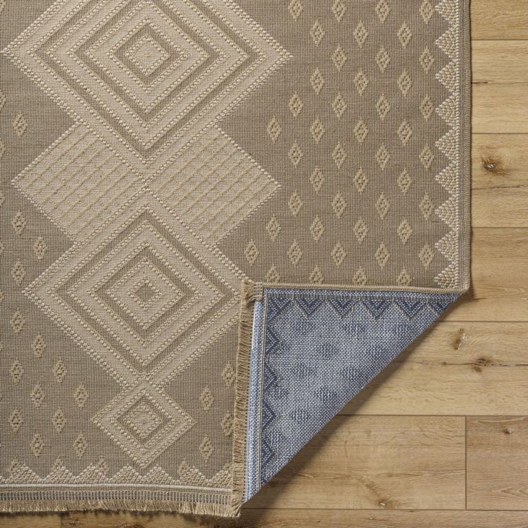 Mystery Runner - Machine Washable Boho Jute - MYS2305 - Tan - 79cm x 220cm