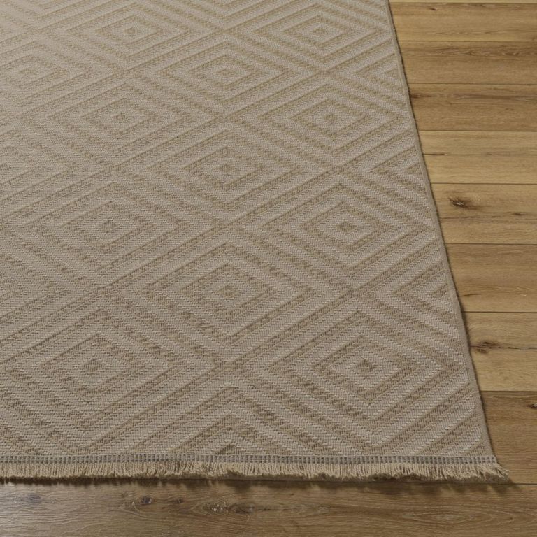 Mystery Runner - Machine Washable Boho Jute - MYS2306 - Tan - 79cm x 220cm