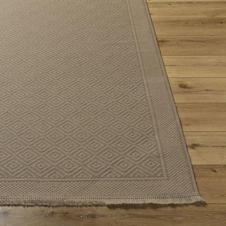 Mystery Rug - Machine Washable Boho Jute - MYS2300 - Tan - Sizes Available