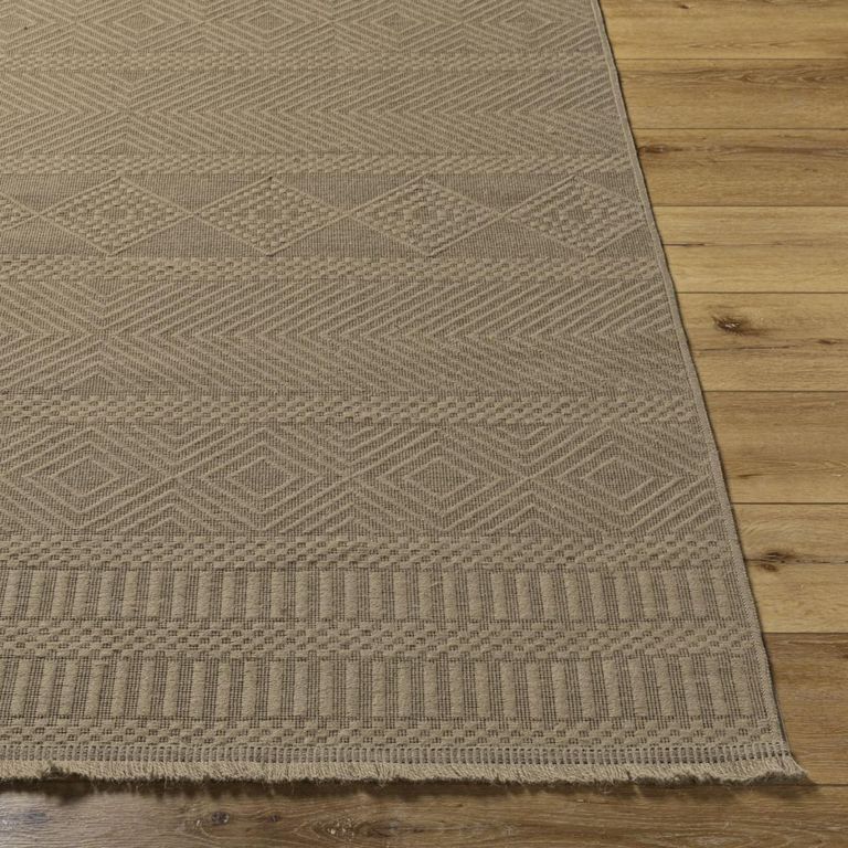 Mystery Rug - Machine Washable Boho Jute - MYS2301 - Tan - Sizes Available