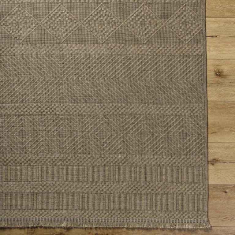 Mystery Rug - Machine Washable Boho Jute - MYS2301 - Tan - Sizes Available