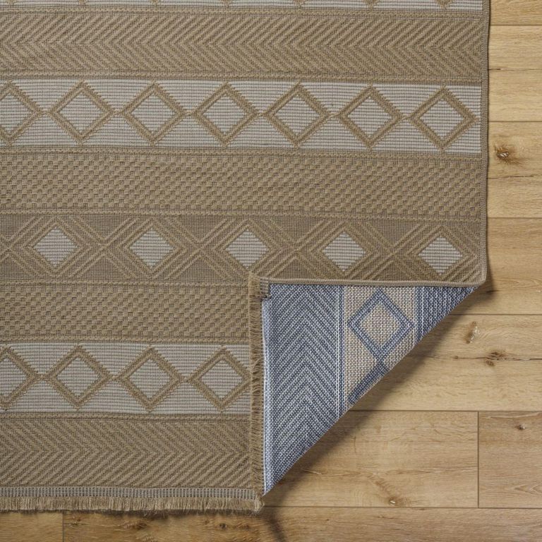 Mystery Rug - Machine Washable Boho Jute - MYS2302 - Tan - Sizes Available