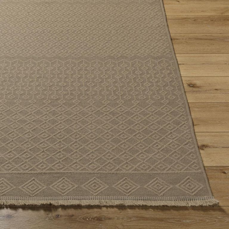 Mystery Rug - Machine Washable Boho Jute - MYS2303 - Tan - Sizes Available