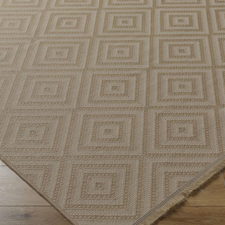 Mystery Rug - Machine Washable Boho Jute - MYS2306 - Tan - Sizes Available
