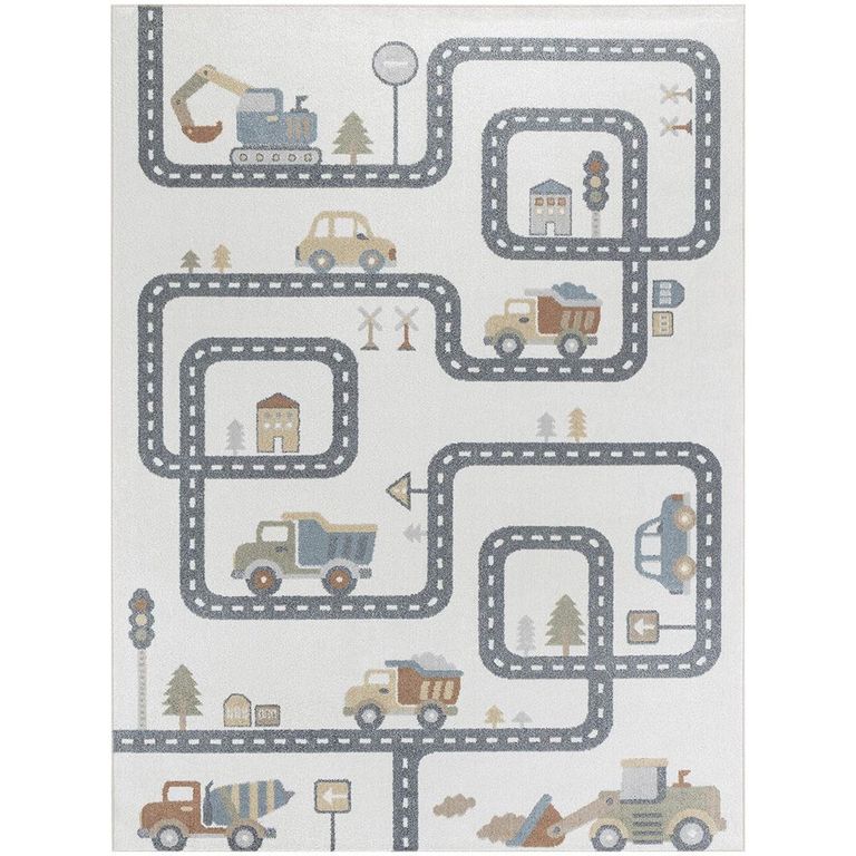 Lillian Kids Rug - Machine Washable - LLL2347 - Beige - Sizes Available