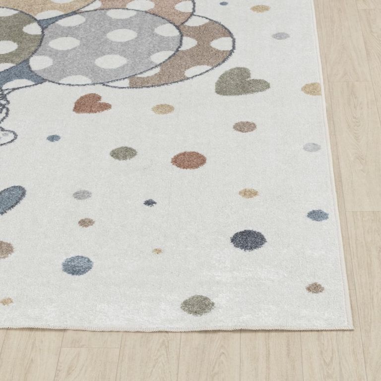 Lillian Kids Rug - Machine Washable - LLL2340 - Beige - Sizes Available