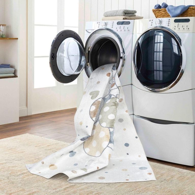 Lillian Kids Rug - Machine Washable - LLL2340 - Beige - Sizes Available