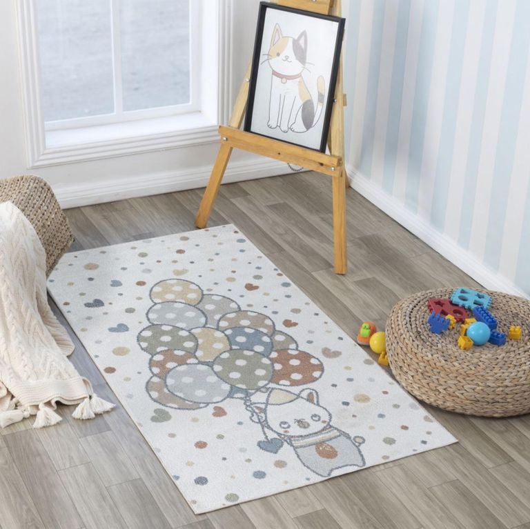 Lillian Kids Rug - Machine Washable - LLL2340 - Beige - Sizes Available