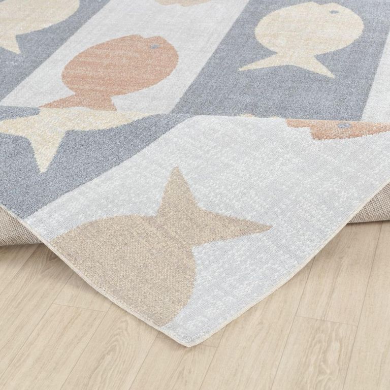 Lillian Kids Rug - Machine Washable - LLL2345 - Beige - Sizes Available