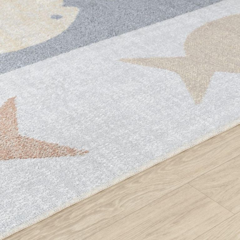 Lillian Kids Rug - Machine Washable - LLL2345 - Beige - Sizes Available