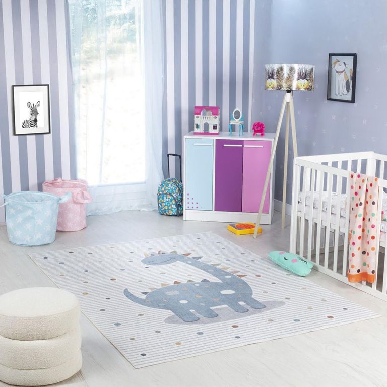 Lillian Kids Rug - Machine Washable - LLL2346 - Beige - Sizes Available