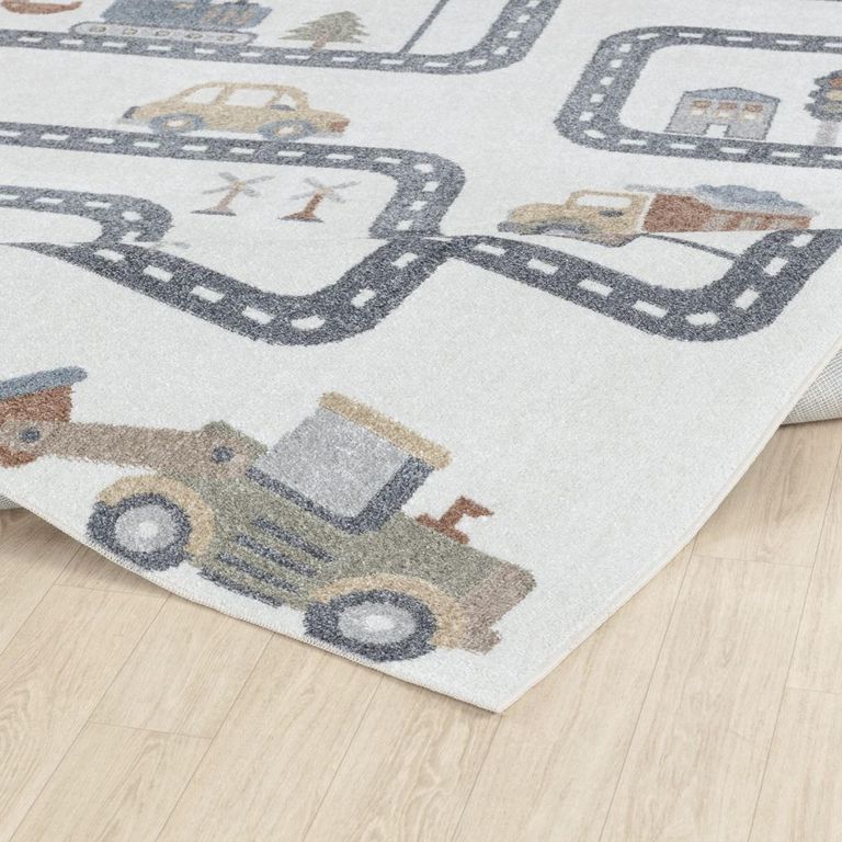 Lillian Kids Rug - Machine Washable - LLL2347 - Beige - Sizes Available