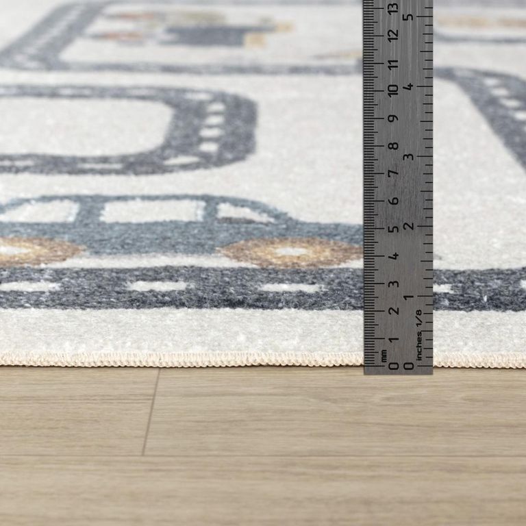 Lillian Kids Rug - Machine Washable - LLL2347 - Beige - Sizes Available