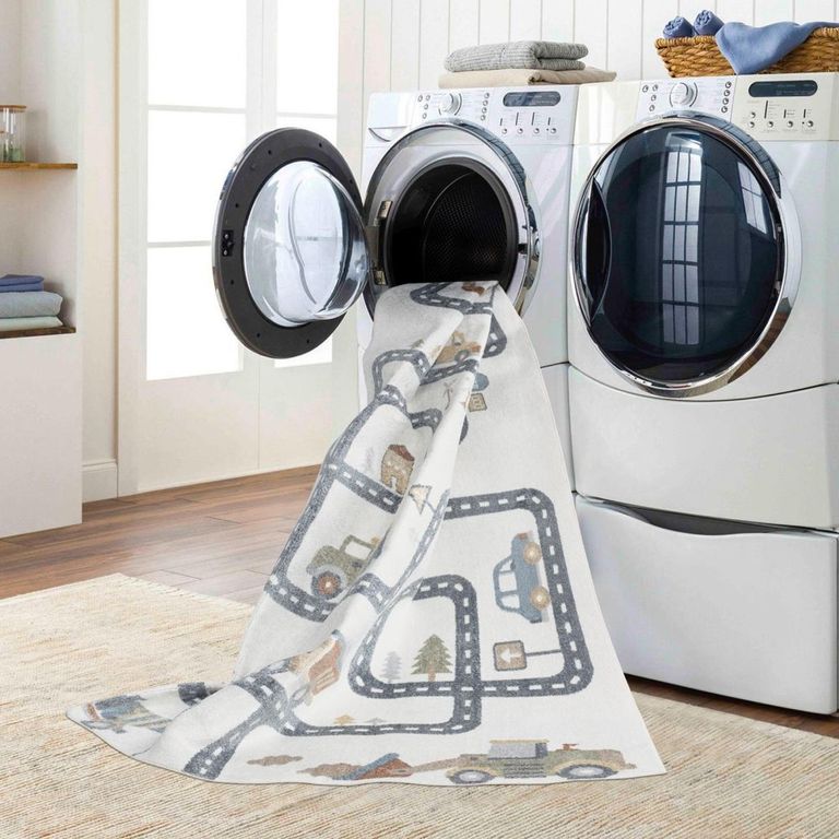 Lillian Kids Rug - Machine Washable - LLL2347 - Beige - Sizes Available