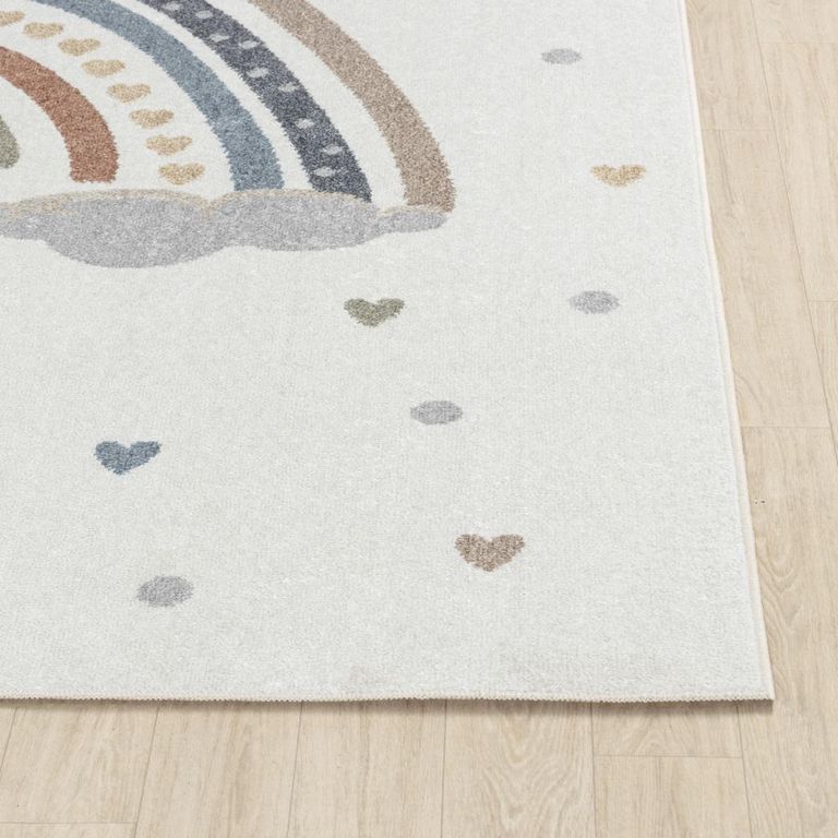 Lillian Kids Rug - Machine Washable - LLL2348 - Beige - Sizes Available