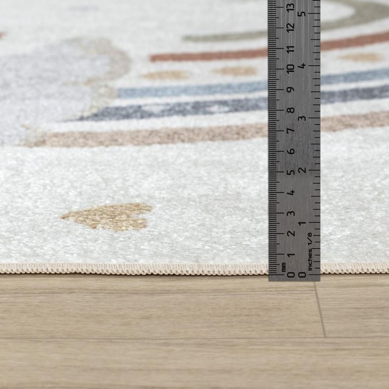 Lillian Kids Rug - Machine Washable - LLL2348 - Beige - Sizes Available