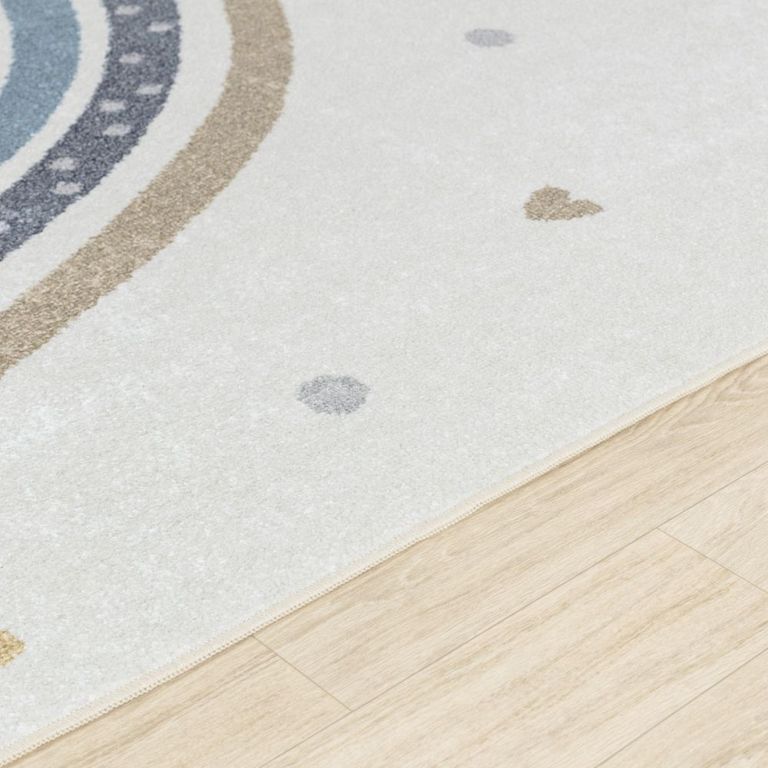 Lillian Kids Rug - Machine Washable - LLL2348 - Beige - Sizes Available