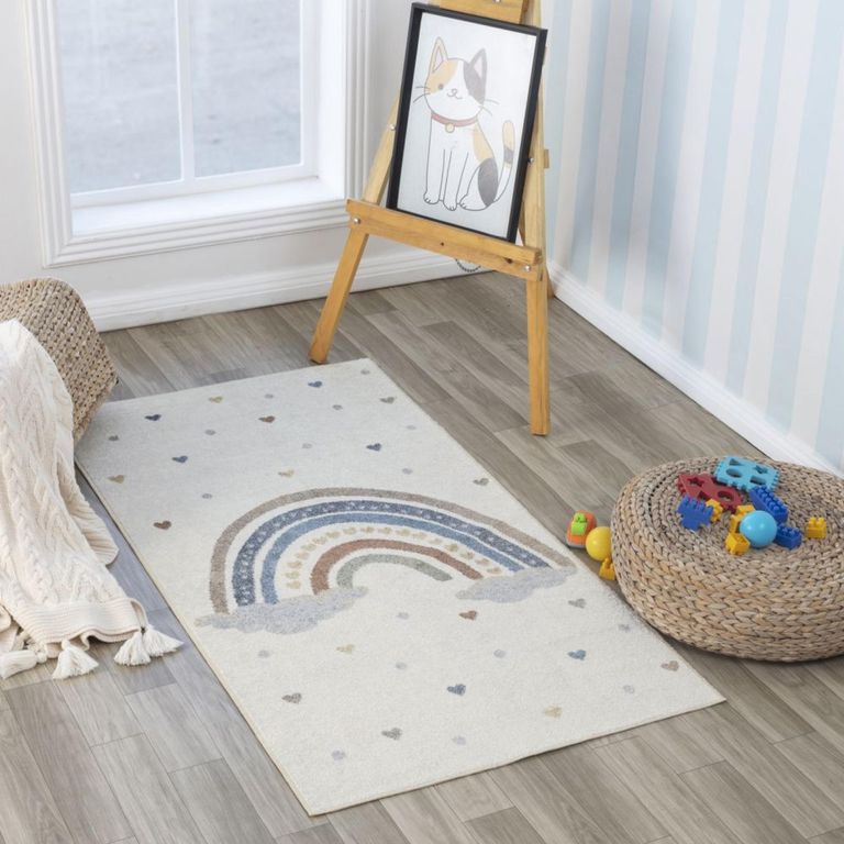Lillian Kids Rug - Machine Washable - LLL2348 - Beige - Sizes Available