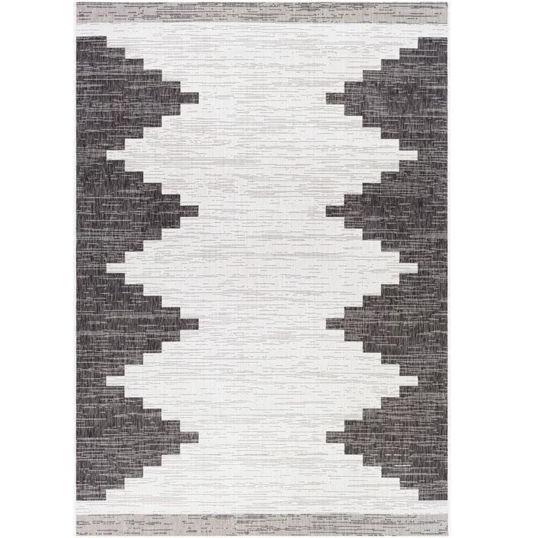Eagean Rug - Black & Off White - Sizes Available
