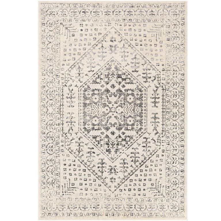 City Rug - Vintage Traditional Oriental Boho - CIT2381 - Beige and Grey - 160cm x 220cm