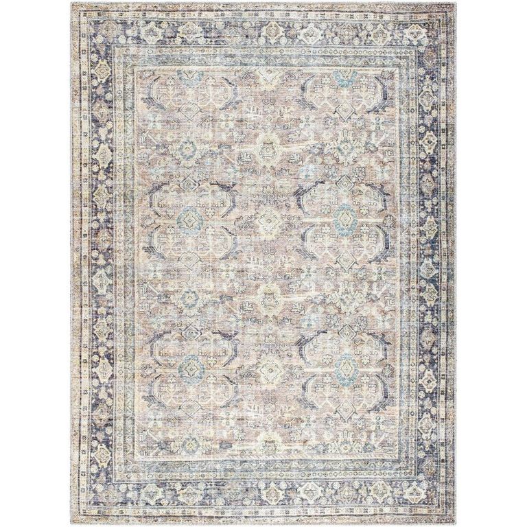 Darling Rug - Machine Washable Oriental Boho - BODA2300 - Brown - Sizes Available