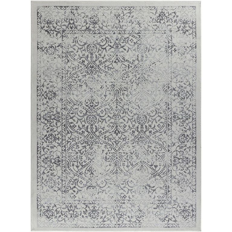 Floransa Rug - Oriental Vintage - FSA2382 - Light Slate - Sizes Available