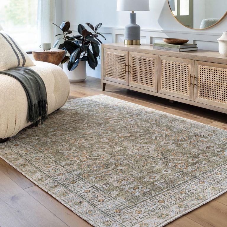 Darling Rug - Machine Washable Oriental Boho - BODA2301 - Brown - Sizes Available