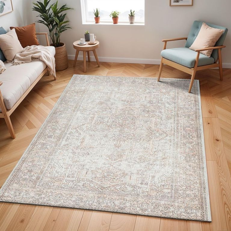 Margot Rug - Oriental Vintage - BOSC2301 - Tan - Sizes Available