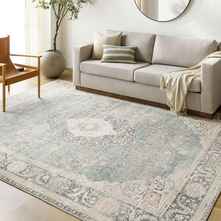 Marlene Rug - Oriental Vintage - BOMN2300 - Ice Blue - Sizes Available