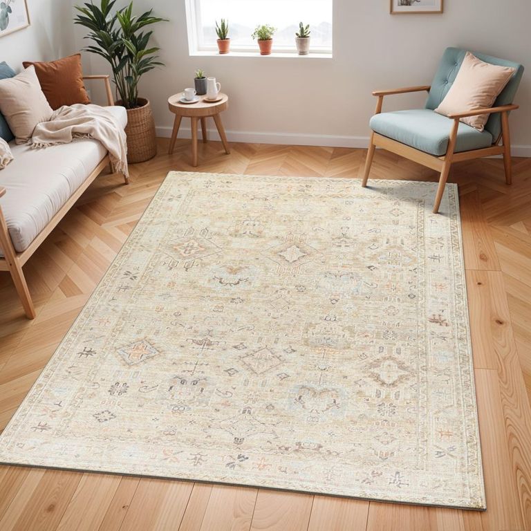 Marlene Rug - Oriental Vintage - BOMN2308 - Ivory - Sizes Available