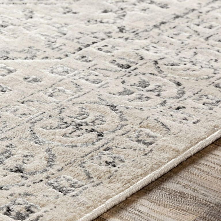 City Runner - Vintage Traditional Oriental Boho - CIT2381 - Beige and Grey - 80cm x 220cm