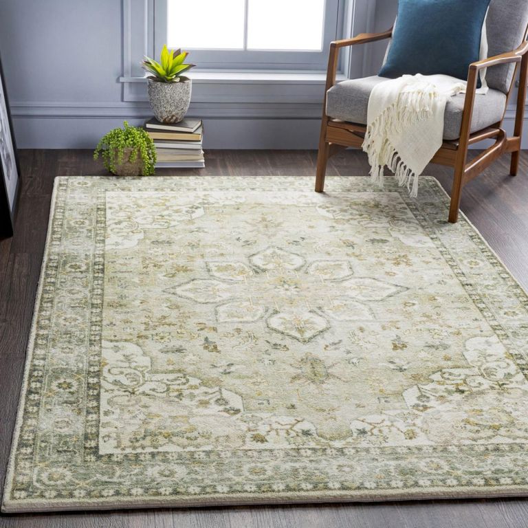 Erin Rug - Vintage Oriental Boho - ERN2310 - Sky Blue - Sizes Available