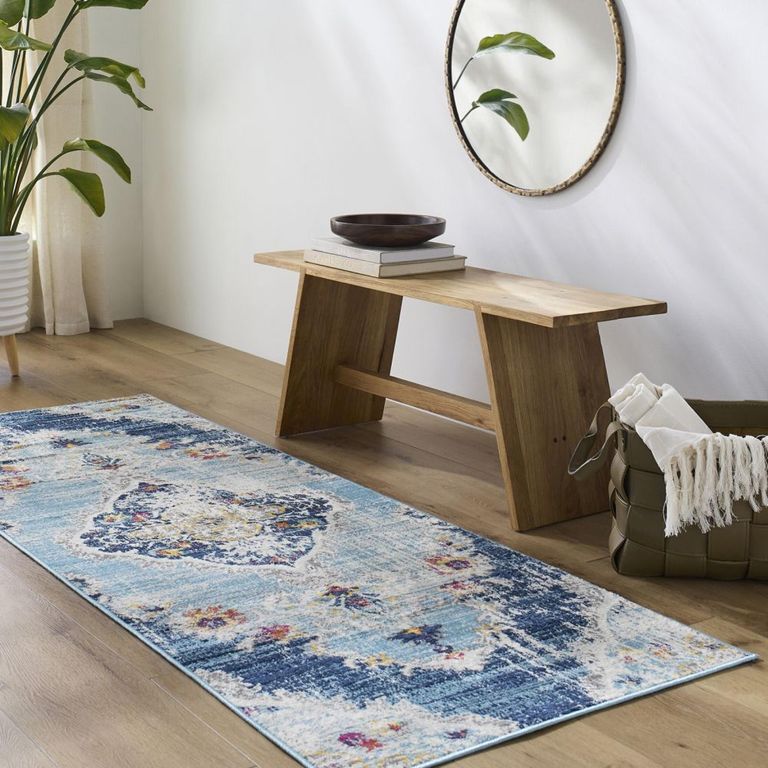 Floransa Runner - Oriental Vintage - Light Blue - 80cm x 220cm