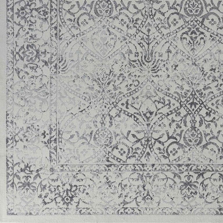 Floransa Rug - Oriental Vintage - FSA2382 - Light Slate - Sizes Available