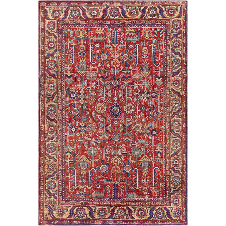Iris Rug - Vintage Oriental Boho - IRS2332 - Burnt Orange - Sizes Available