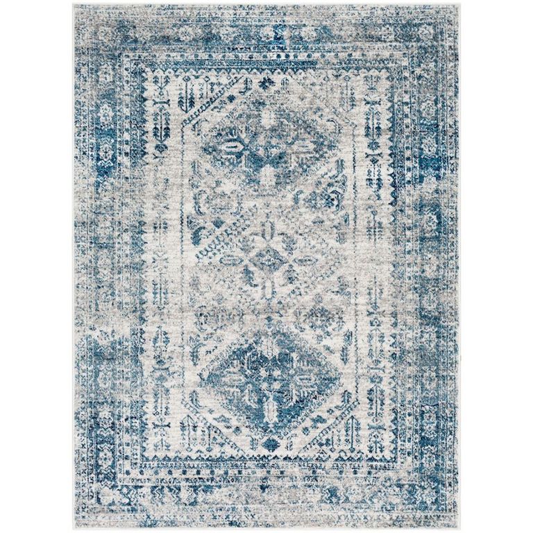 Monte Carlo Rug - Oriental Vintage - MNC2313 - Blue - Sizes Available