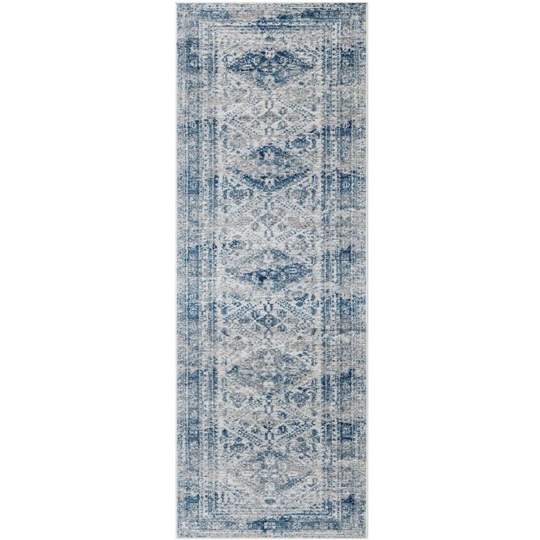 Monte Carlo Runner - Oriental Vintage - MNC2313 - Blue - 80cm x 220cm