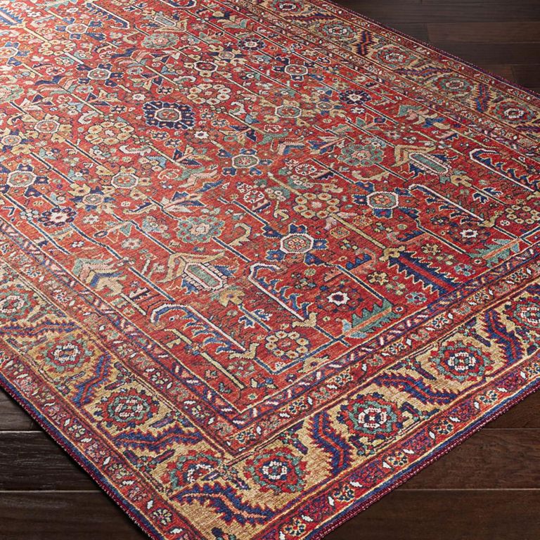 Iris Rug - Vintage Oriental Boho - IRS2332 - Burnt Orange - Sizes Available