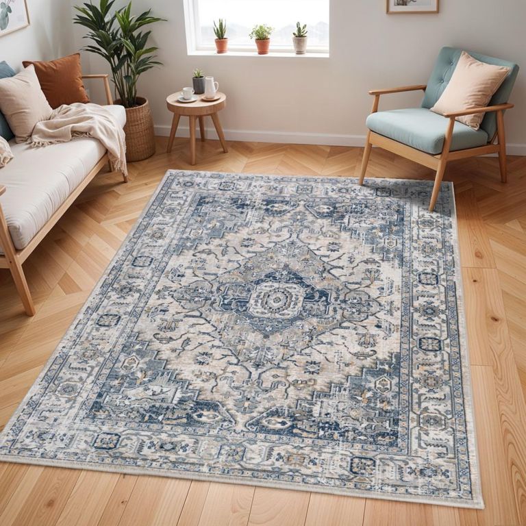 Jolie Rug - Oriental Vintage - JLO2305 - Blue - Sizes Available