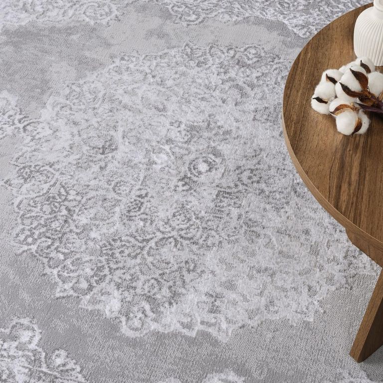 Lustro Rug - Oriental Vintage - LSR2336 - Grey - Sizes Available