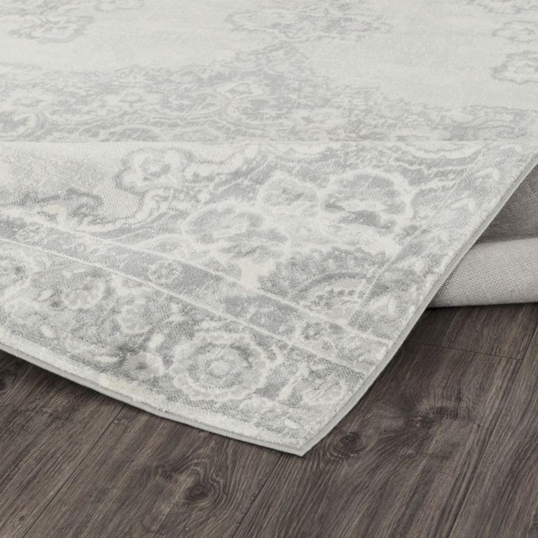 Monaco Runner - Oriental Vintage - MOC2301 - Grey - 80cm x 220cm