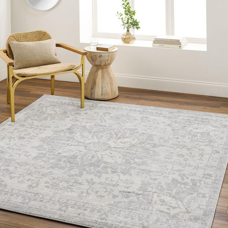 Monaco Rug - Vintage Traditional Oriental Boho - MOC2328 - Grey - Square - 200cm x 200cm